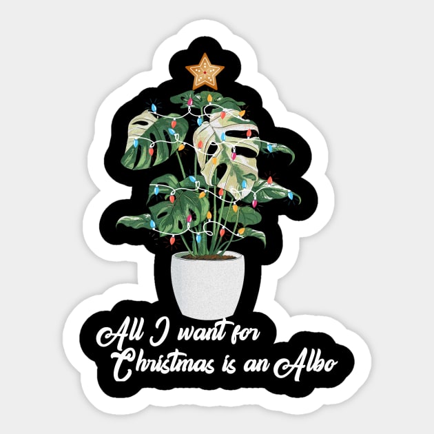 All I want for Christmas is an ALBO Sticker by sopiansentor8